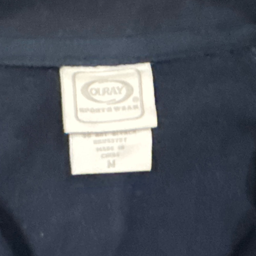 Women’s navy blue Lebanon Valley College track jacket, size Medium - Picture 6 of 7